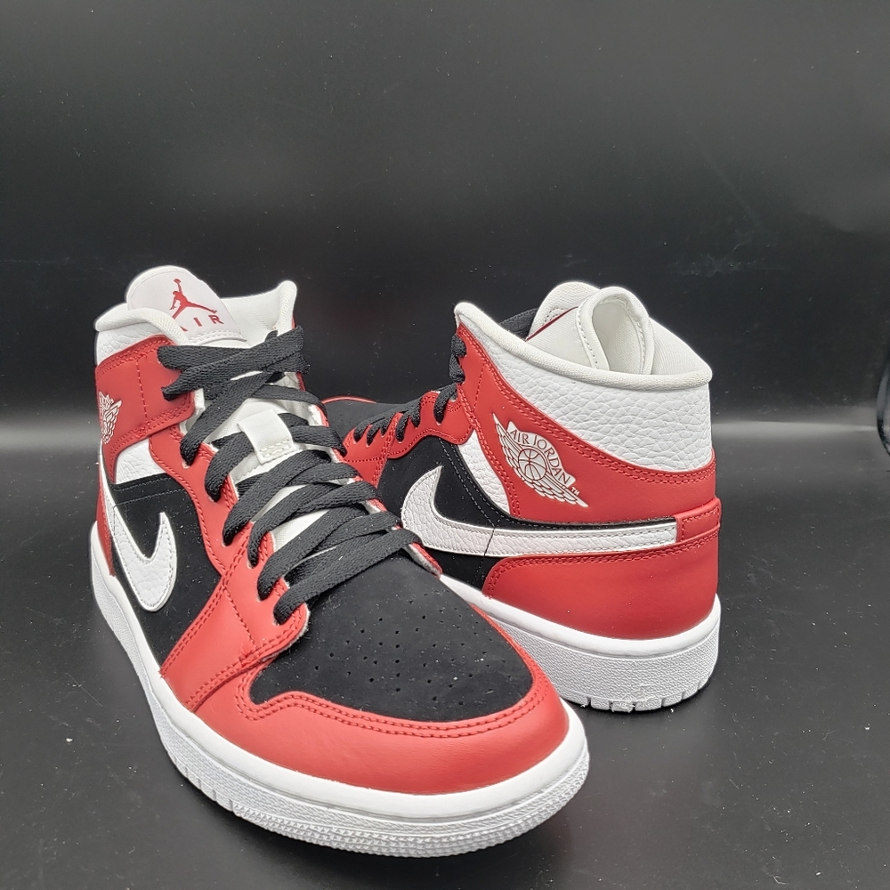 Nike Air Jordan 1 Mid Gym Red Sneakers - Picture 5 of 13